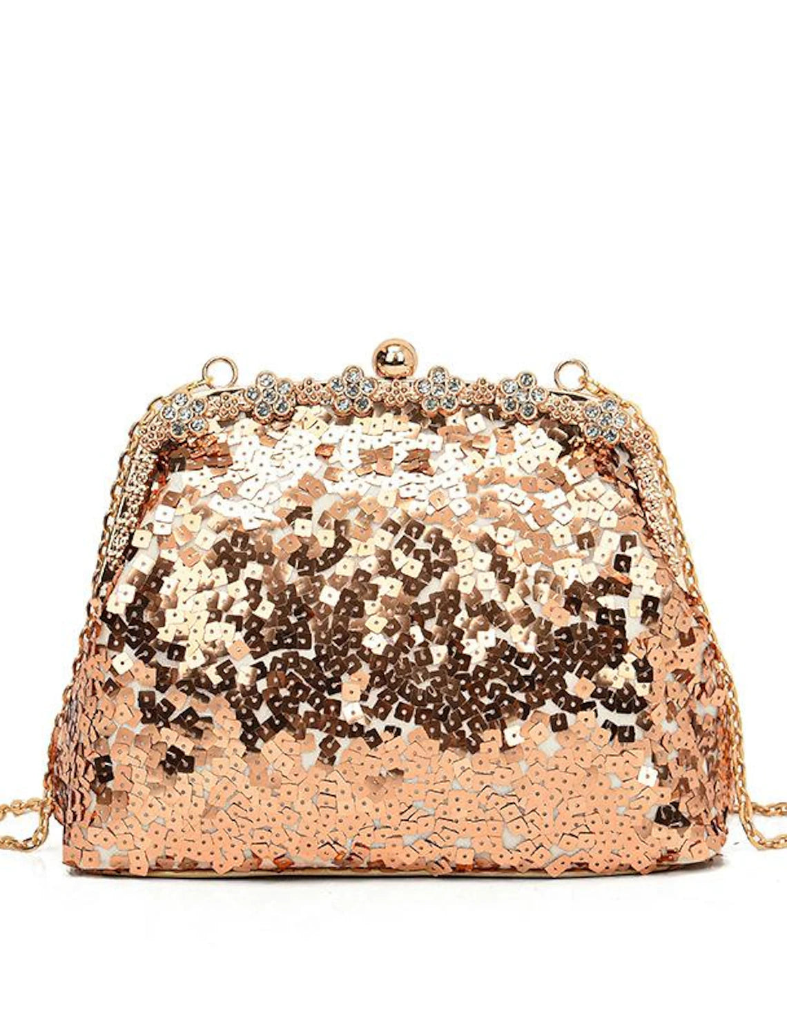 Elegant party clutch bag for women.
