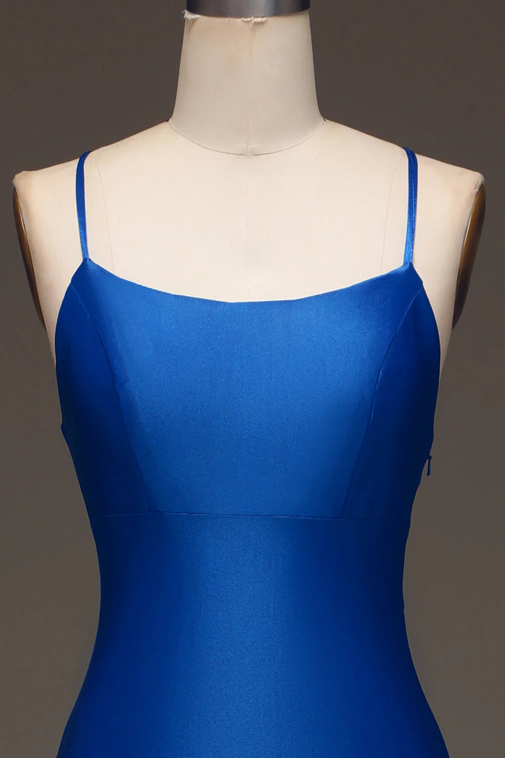 Mermaid Long Prom Dress Simple Satin