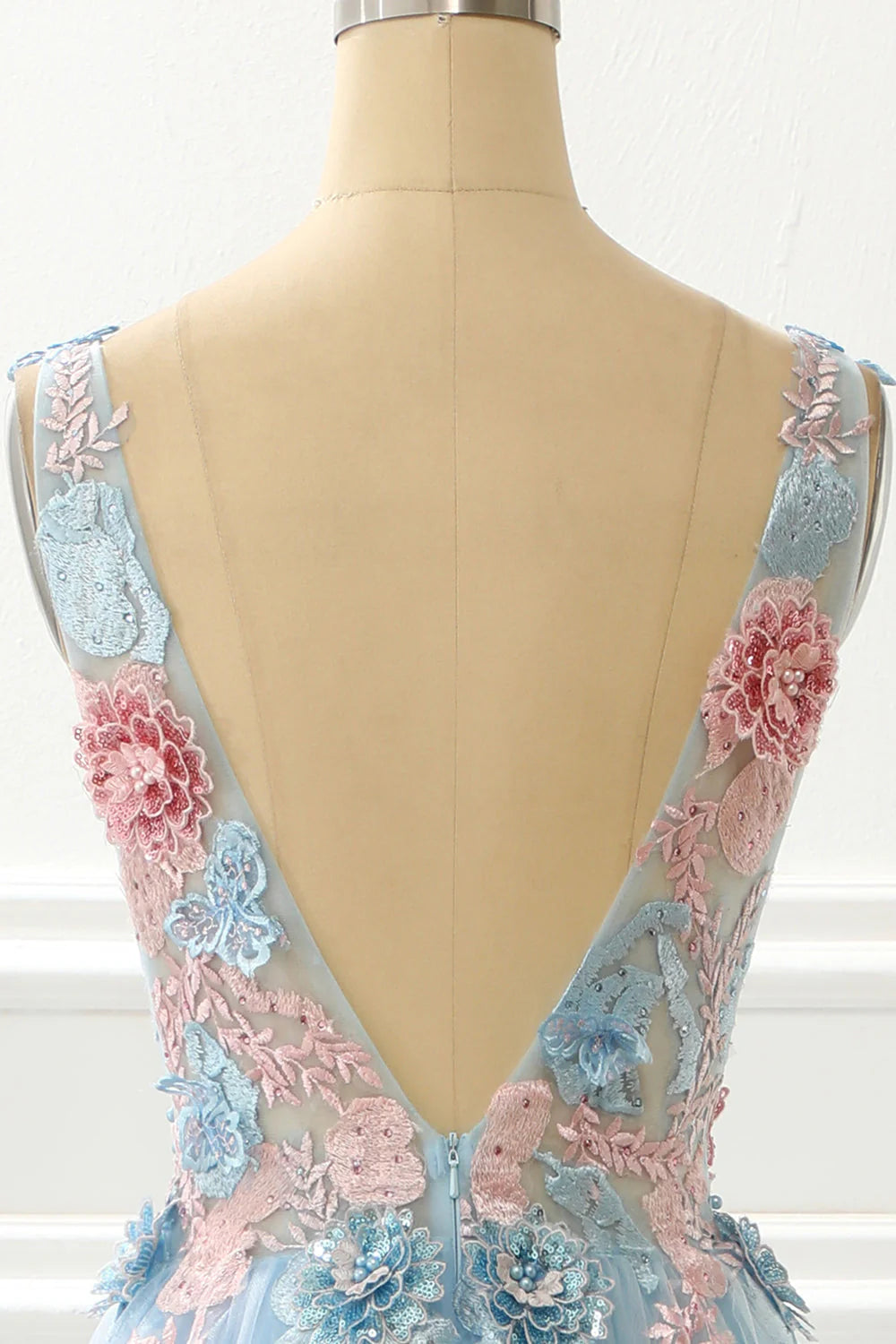 A-Line Princess Prom Dress With Appliques