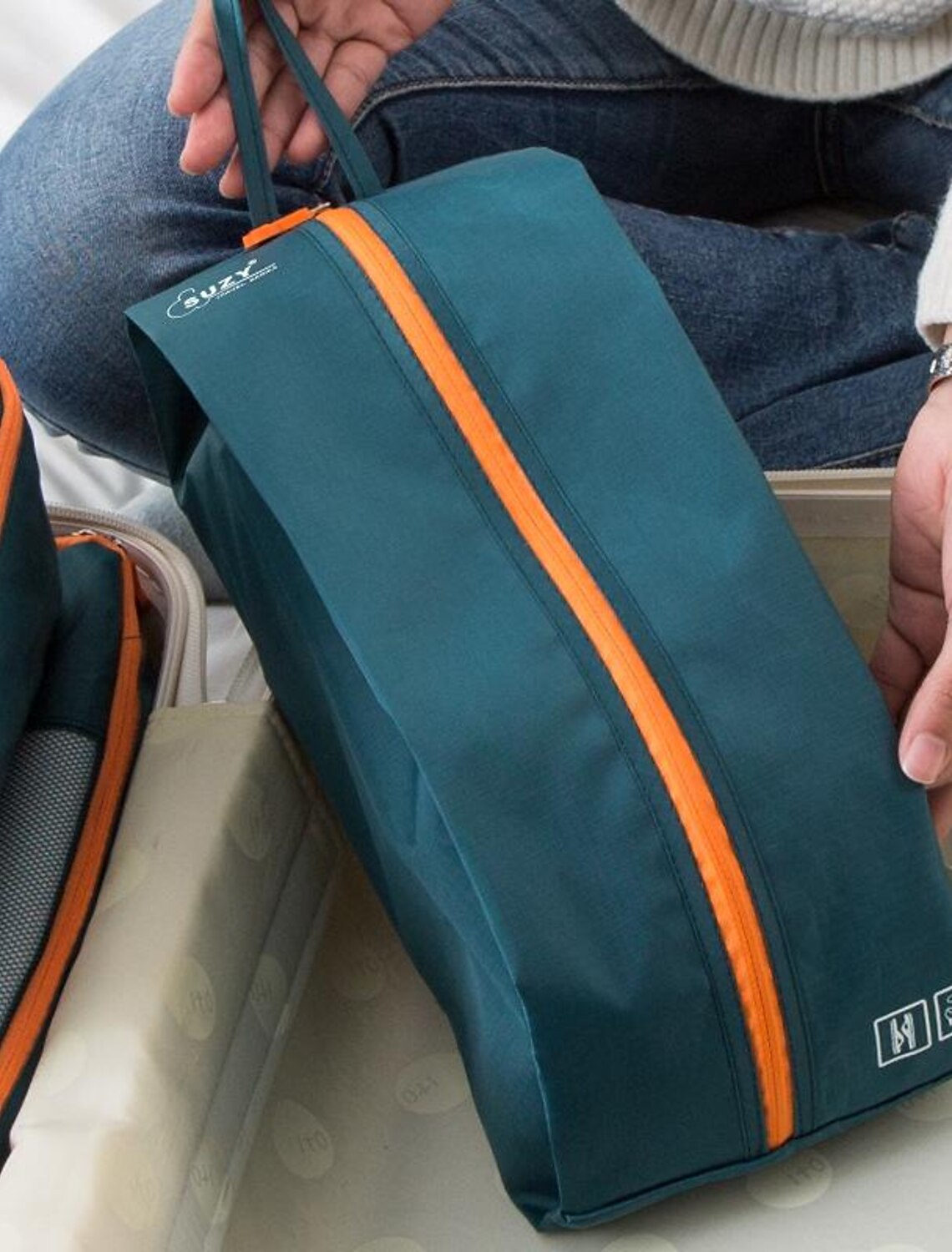 7pcs/set Travel Storage Bag Portable Suitcase Finishing Bag Clothing Storage Bag