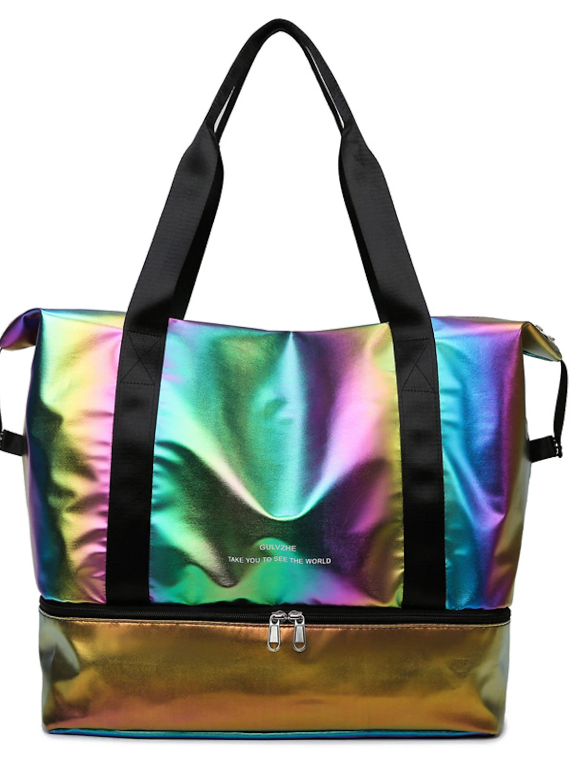 Women's Crossbody Bag Gym Bag Duffle Bag Outdoor Daily Large Capacity Waterproof Expandable White Yellow Pink