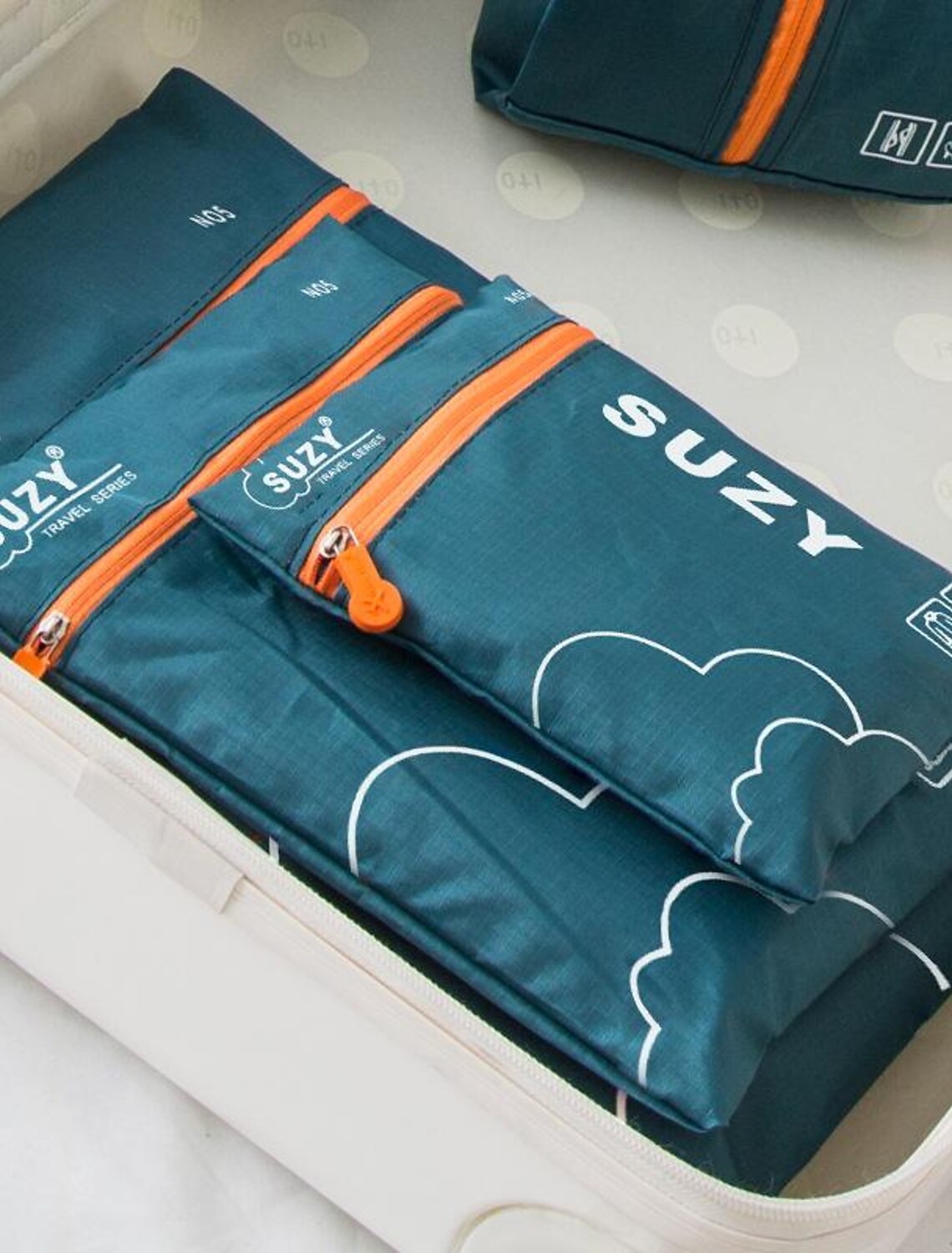 7pcs/set Travel Storage Bag Portable Suitcase Finishing Bag Clothing Storage Bag