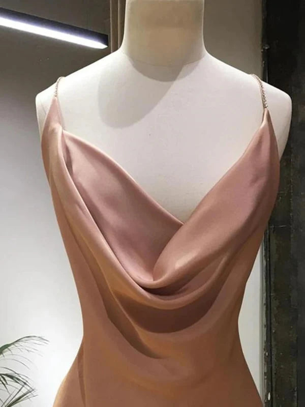 Mermaid Backless Long Prom Dresses