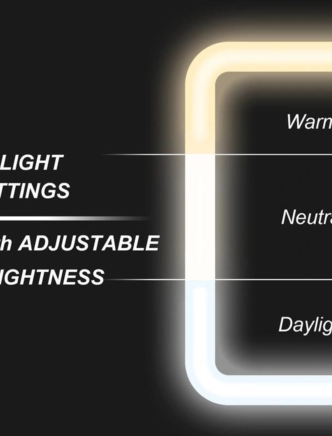 LED Lighted Travel Makeup Bag, Cosmetic Bag Portable Portable Makeup Storage Bag, Adjustable Dividers, Mirror, and Magnifying Lens