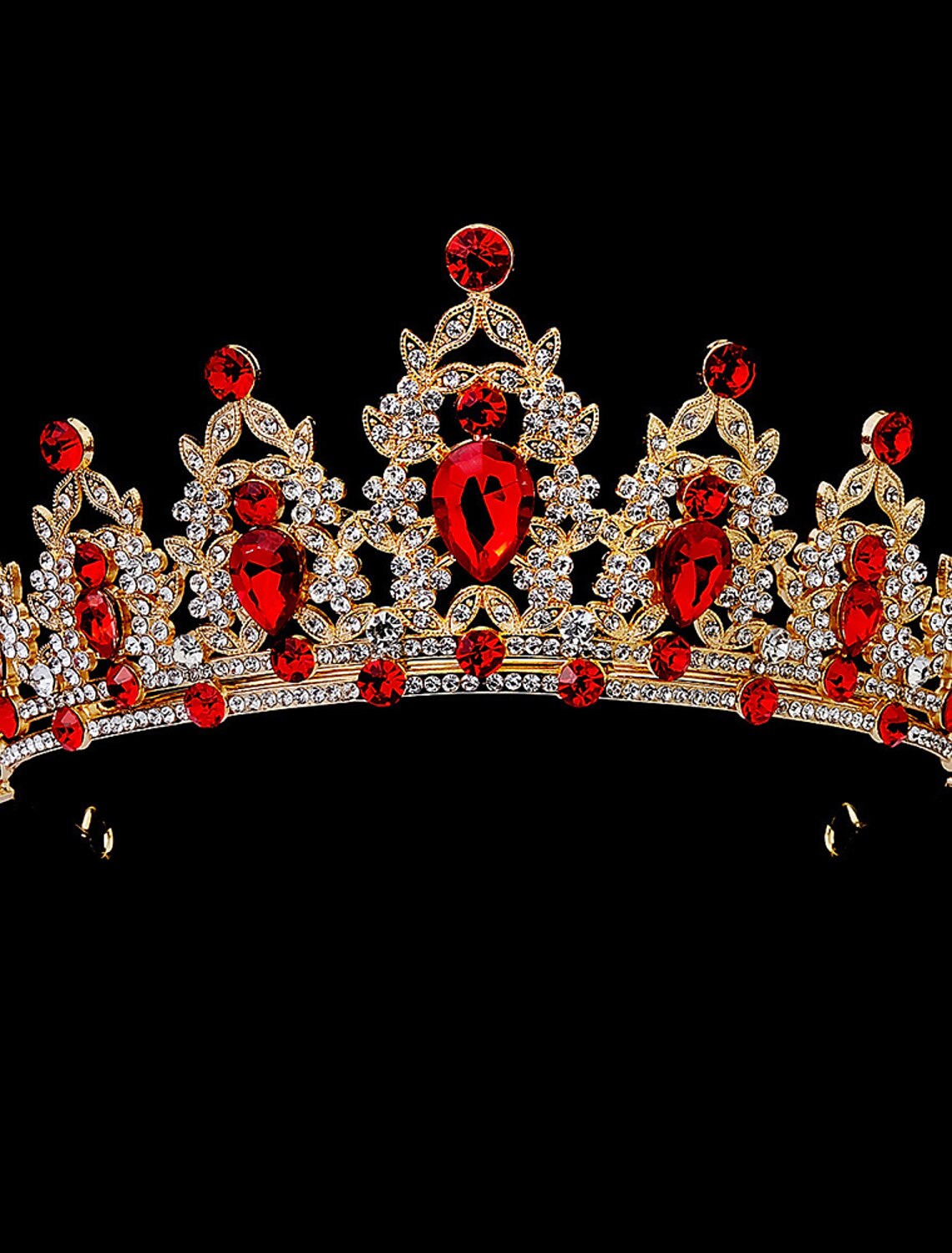 Funkelnde Kristall-Diademe und Kronen für Frauen und Mädchen, Rokoko-Hochzeitsaccessoires