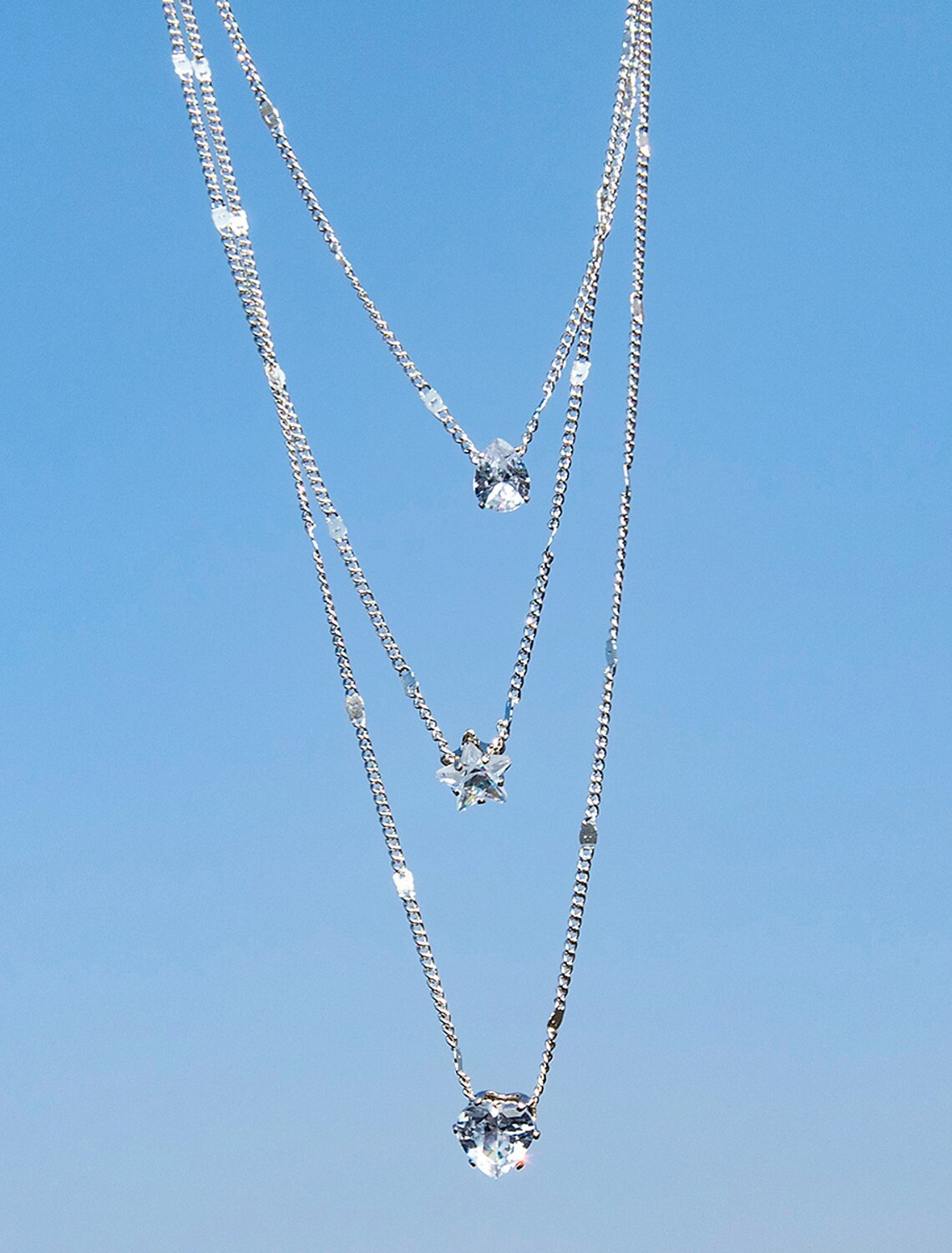 Necklace Zircon Chrome Women's Fashion Classic Cool Wedding Geometric Necklace For Wedding Party