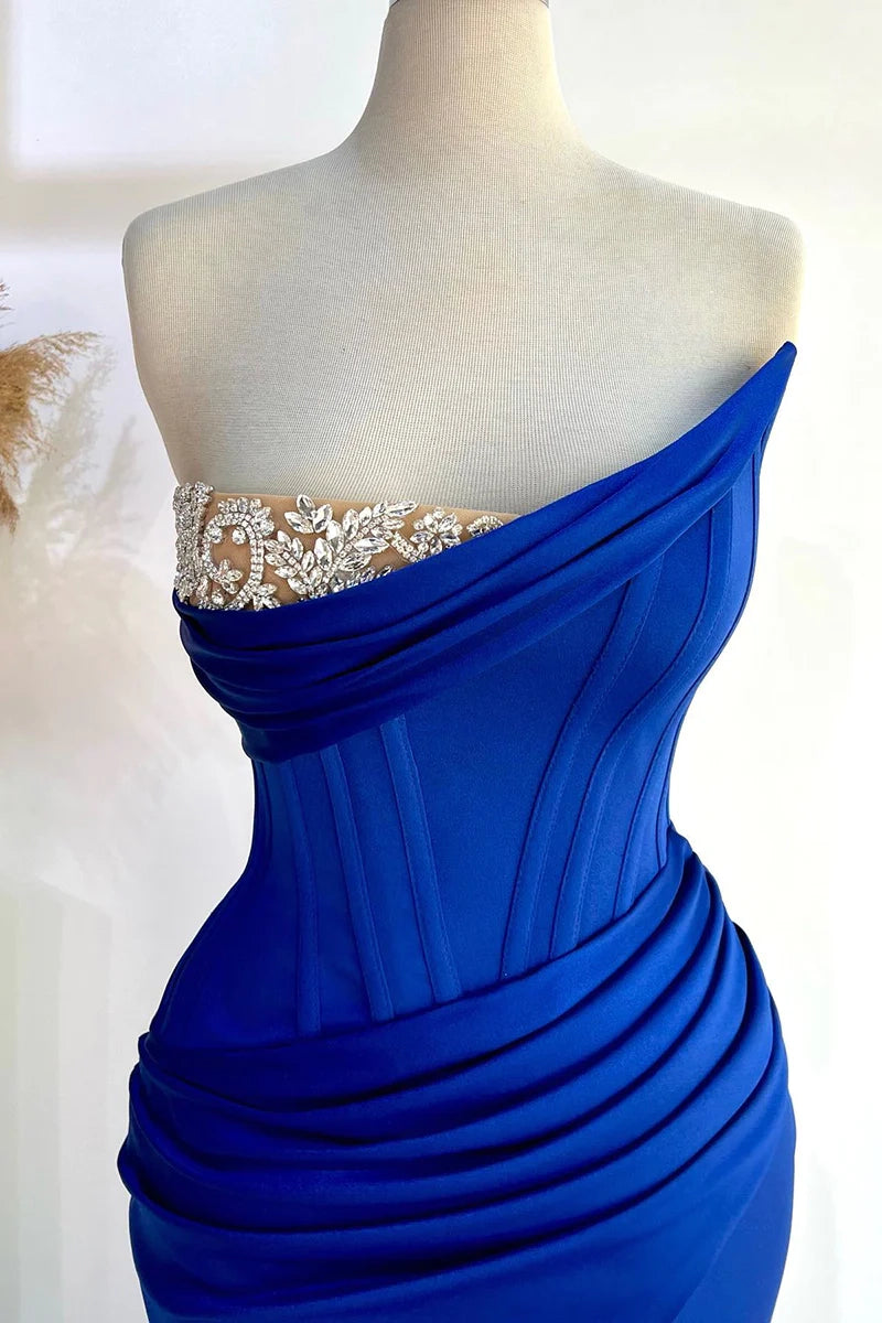 A-Line Prom Dresses Dress Cocktail Party Sleeveless Strapless Backless with Appliques