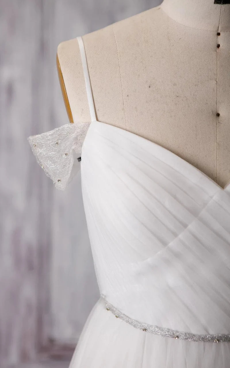 A-Linien-Brautkleid aus Tüll