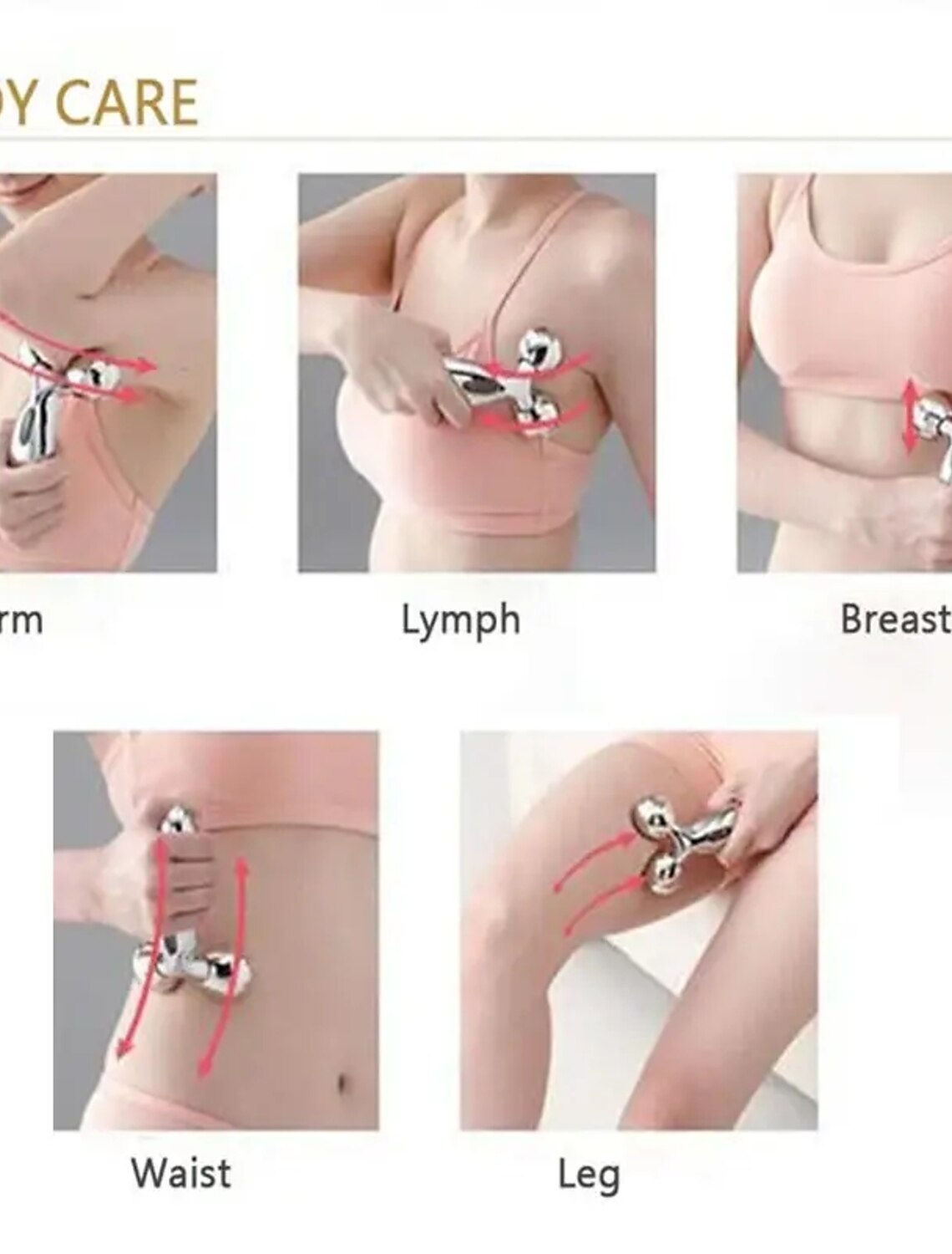 3D-Roller-Gesichtsmassagegerät, V-Gesichts-Schönheitsinstrument, Gesichtslifting und -straffung, Ganzkörper-Massagestab