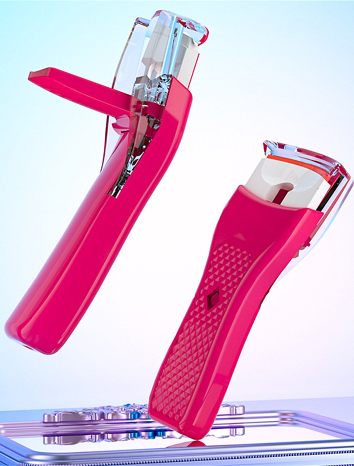 Electric Eyelash Curler Heated Eyelash Curler Mini Rechargeable Hot Eyelash Curler JM02-Eyelash Curler Girls' Makeup Tool