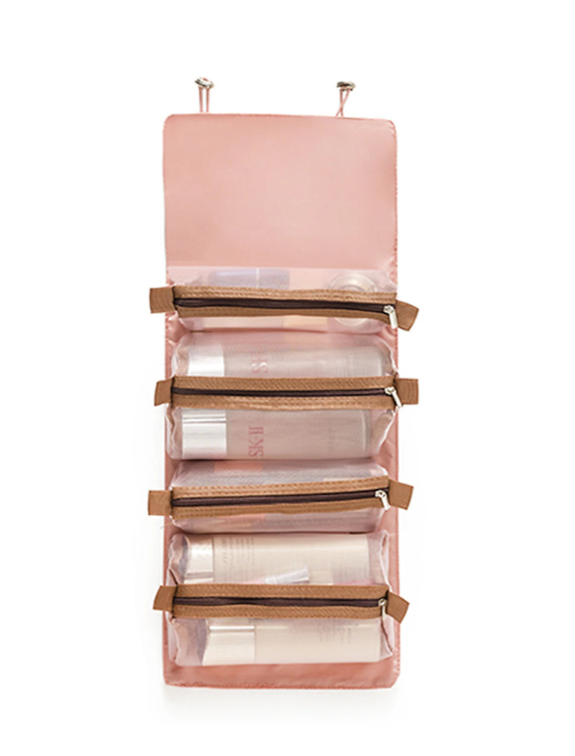 Travel Cosmetic Bag Foldable Makeup Organzier Portable Versatile Toiletry Wash Bag