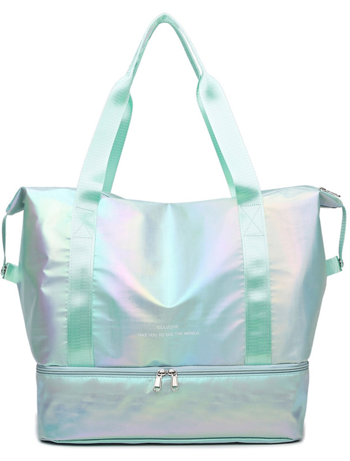 Women's Crossbody Bag Gym Bag Duffle Bag Outdoor Daily Large Capacity Waterproof Expandable White Yellow Pink