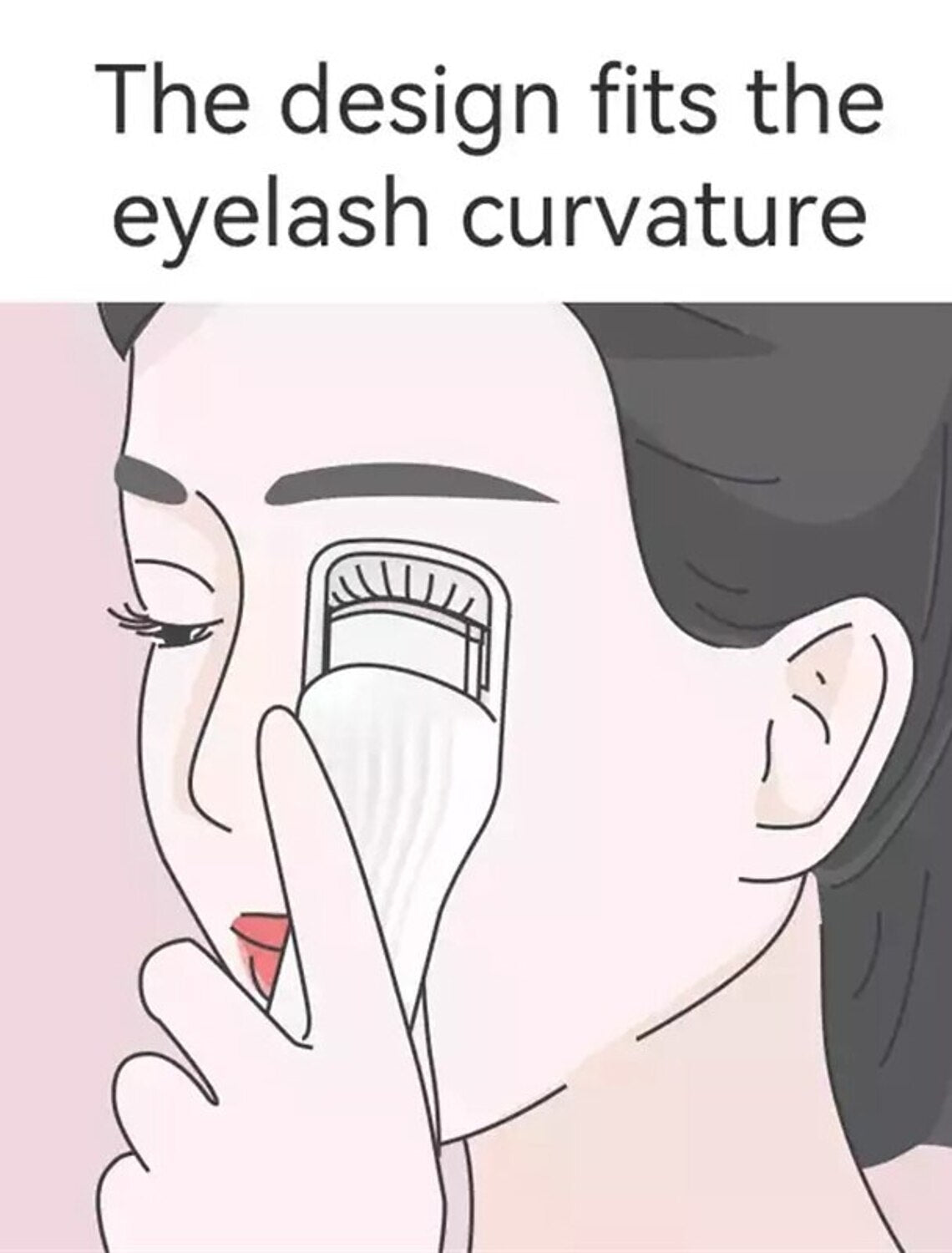 Portable Mini Electric Heated Eyelash Curler Rechargeable Heated Eyelash Curler Styling Makeup Tool Lash Lift Custom Mini Eye Lash Curler Eye Beauty Device