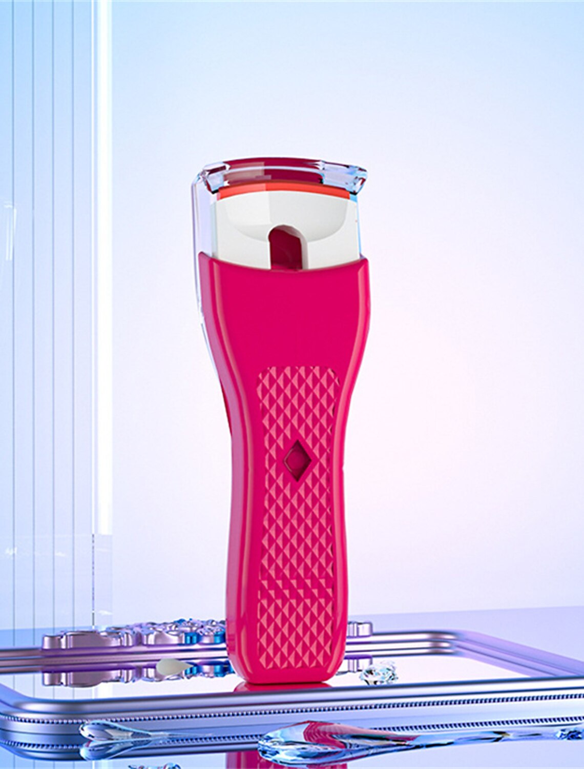 Electric Eyelash Curler Heated Eyelash Curler Mini Rechargeable Hot Eyelash Curler JM02-Eyelash Curler Girls' Makeup Tool