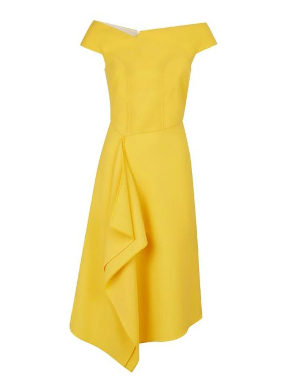 Etuikleid/Säule Elegantes Festliches Cocktailpartykleid U-Boot-Ausschnitt Kurzarm Knielang Satin