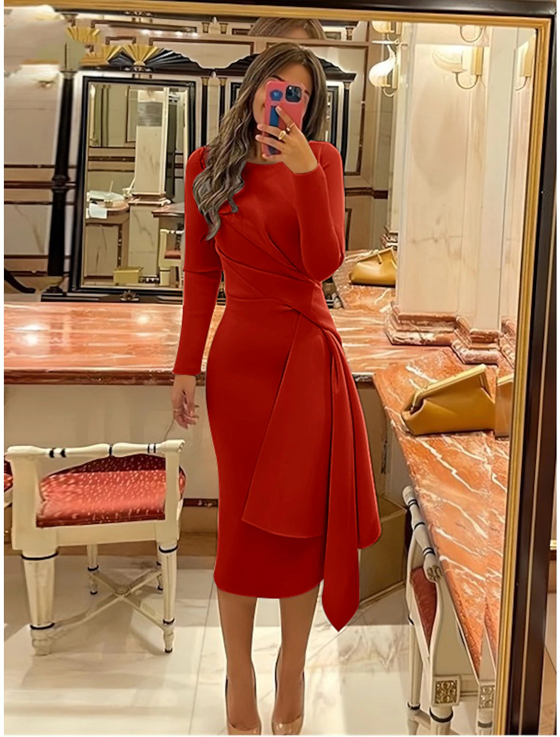 Sheath Formal Dress Cocktail Dresses Elegant Christmas Red Green Dress BL Dress Sheath Formal Dress Cocktail Dresses Elegant Christmas Red Green Dress BL Dress