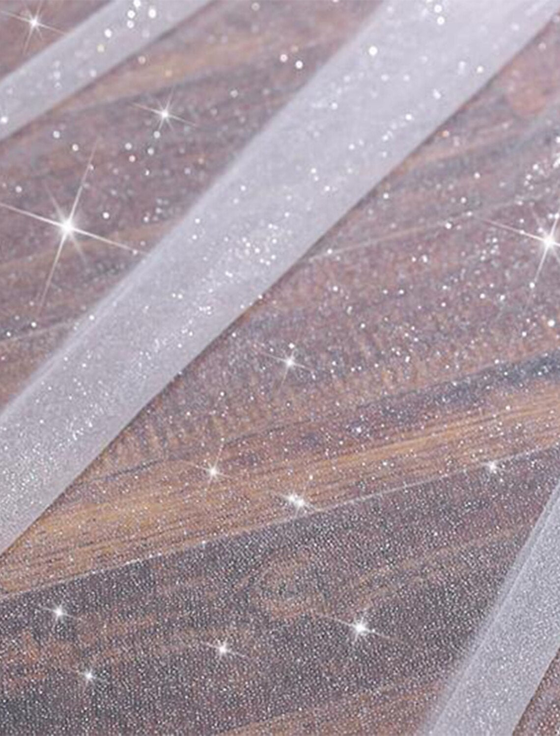 One-tier Classic Style / Lace Wedding Veil Cathedral Veils with Solid / Pattern POLY / Lace