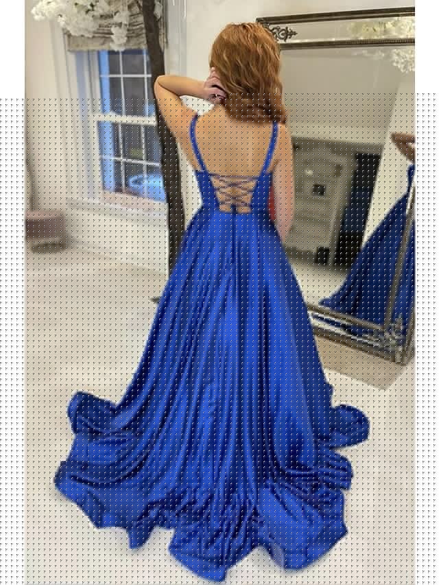 A-Line Prom Dresses Princess Dress Formal Sweep / Brush Train Sleeveless Strapless Satin Backless with Pleats
