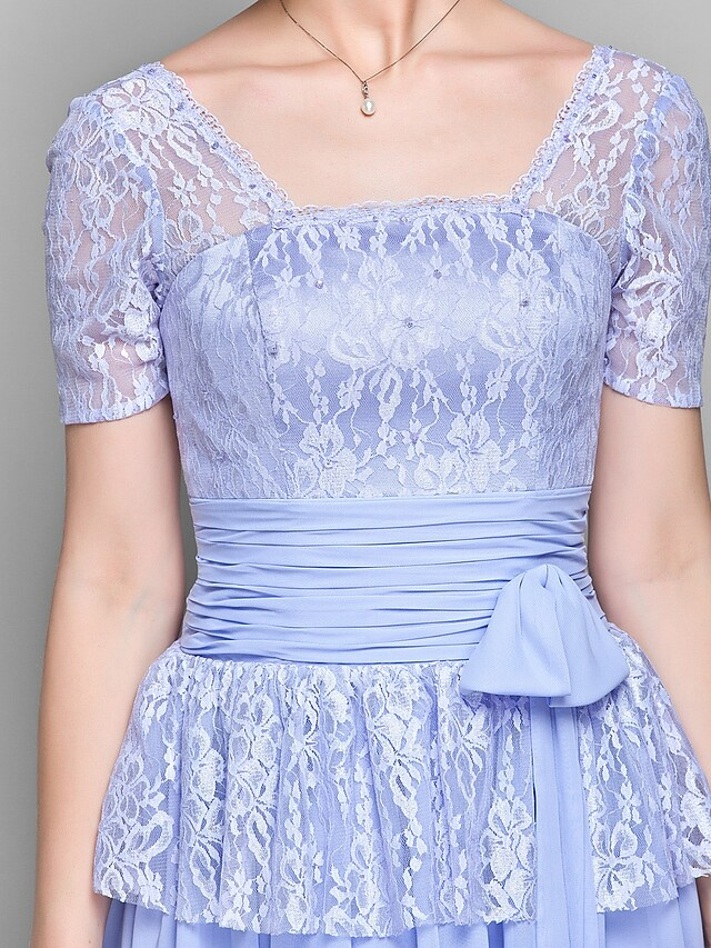 Full length view of the Mother of the Bride dress.