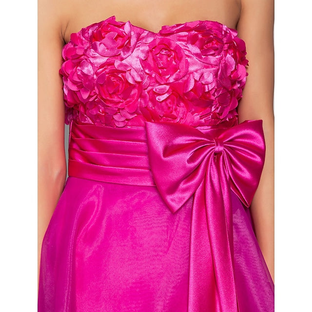 Close-up of the sweetheart neckline and ruched bodice of the ball gown.