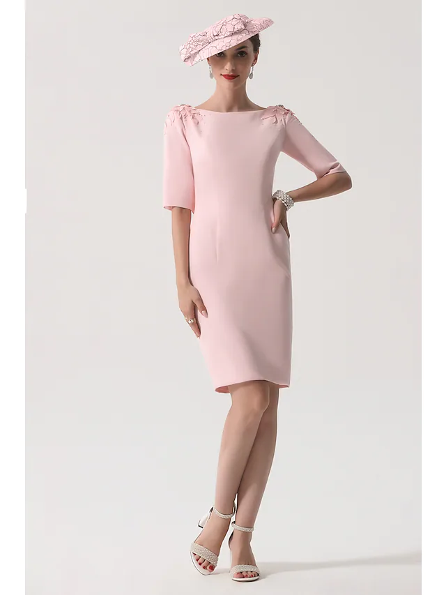 Back view of elegant Mother of the Bride dress.